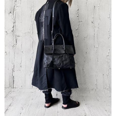 【M.U.L.】OVER FLAP 2WAY TOTE S MUL209-590B ※納期27.3月～8月