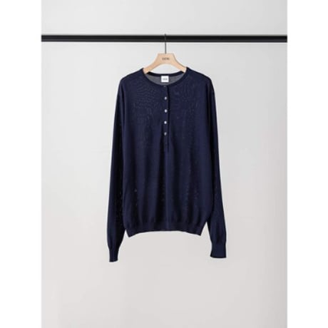 【YENN】16G DEEP HENRY KNIT　※納期1月中旬～2月中旬