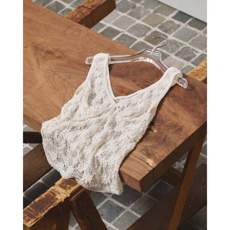 【TODAYFUL】Shrink Lace Tanktop　※納期4月上旬～5月上旬