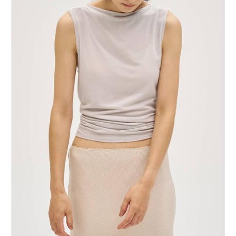 【TODAYFUL】Smooth Boatneck Tanktop　※納期5月上旬～6月上旬