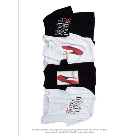 【ＭARGAUX VINTAGE】THE DEVIL WEARS PRADA 2 TEE　※納期3月下旬〜4月下旬