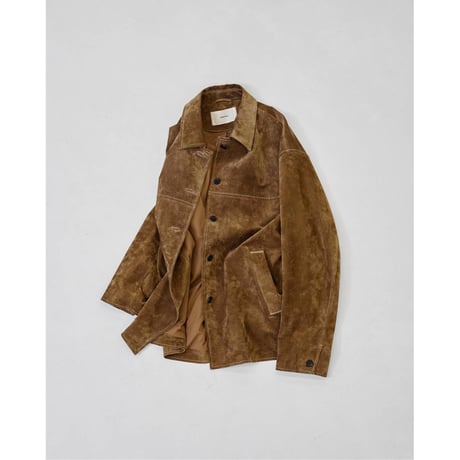 【TODAYFUL】Suede Soutiencollar Jacket　※納期2月上旬～3月上旬