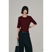 【Hella】overlock neck tee　※納期5月下旬～6月下旬