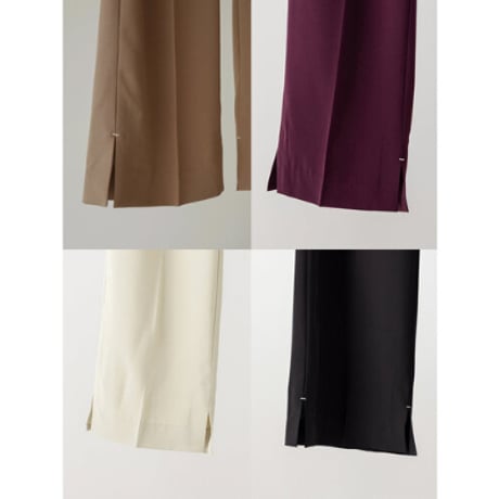 【YENN】SIDE SLIT SLACKS