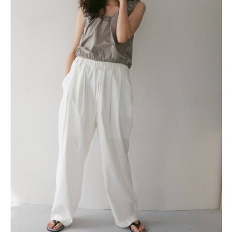 【anuke】Linen Rough Pants　※納期5月上旬〜6月上旬