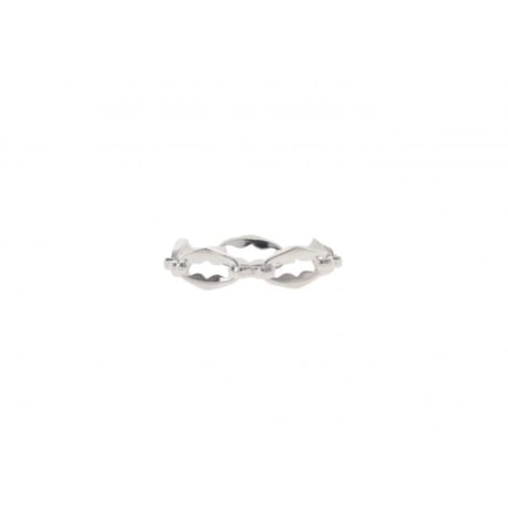 【Sea'ds Mara 】Contour link Ring　27A1-26
