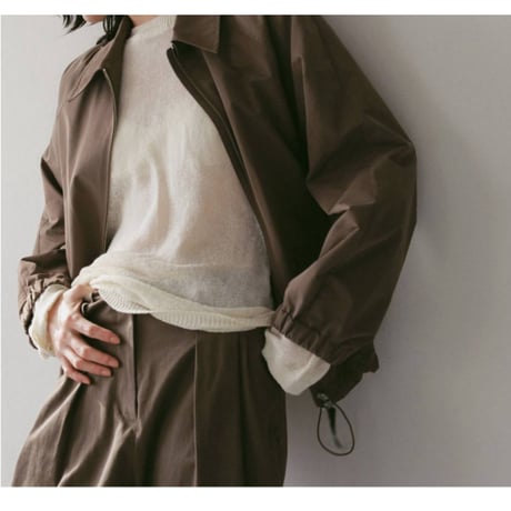 【anuke】Cottonlinen Loose Knit　※納期3月上旬～4月上旬