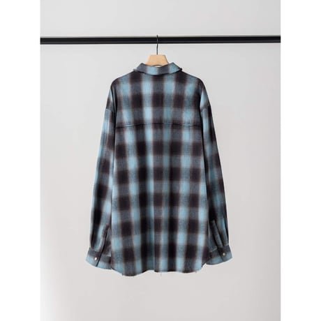 【YENN】WASHED PLAID SHIRT