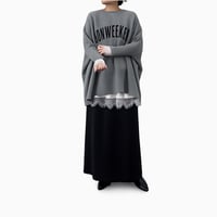 【siro de labonte】BON WEEKEND poncho pullover