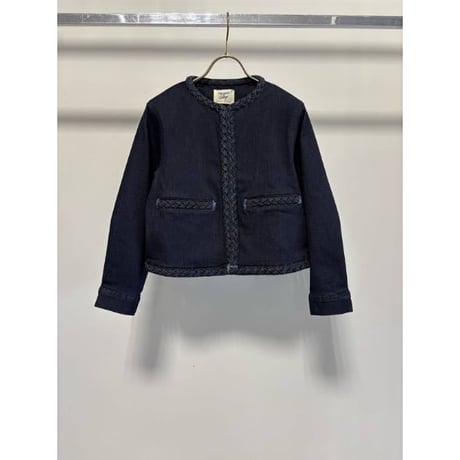 【ＭARGAUX VINTAGE】編みこみデニムジャケット