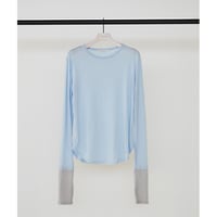 【CHIGNON】ﾛﾝｸﾞｽﾘｰﾌﾞﾚｲﾔｰﾄﾞTEE