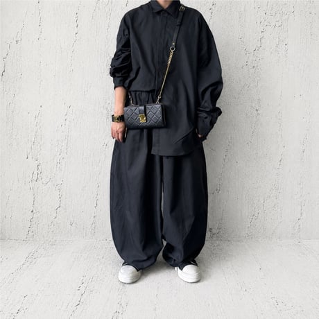【M.U.L.】LOCK LINE ROUND LONG WALLET SHOULDER MUL217-286A ※納期27.3月～8月
