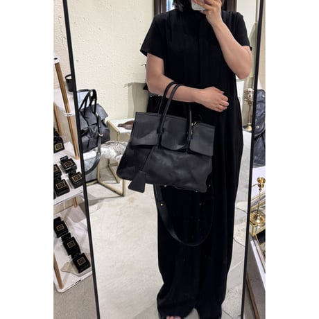 【M.U.L.】OVER FLAP 2WAY TOTE S MUL209-590B ※納期27.3月～8月