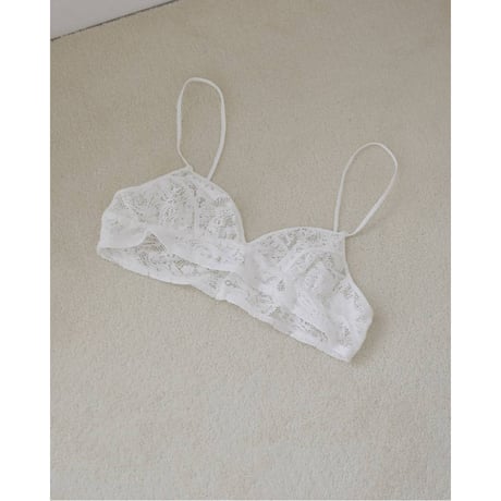 【anuke】Piping Lace Bratop　※納期5月中旬〜6月中旬