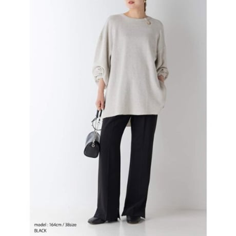 【YENN】SIDE SLIT SLACKS