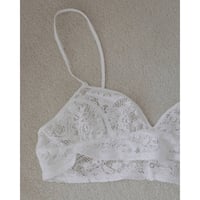 【anuke】Piping Lace Bratop　※納期5月中旬〜6月中旬