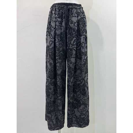 【CYAN TOKYO】フロッキーペイズリーワイド