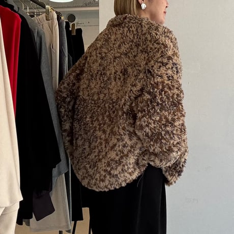 【MARGAUX VINTAGE】フェザーヤーンVカーディガン