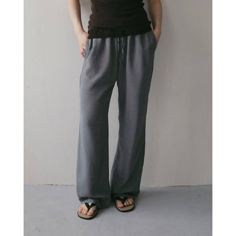 【anuke】Dotjacquard Rough Pants　※納期4月中旬～5月中旬