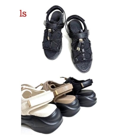 【ATELIER BRUGGE】Coverd shoelaces sandals　※納期2月下旬～3月下旬