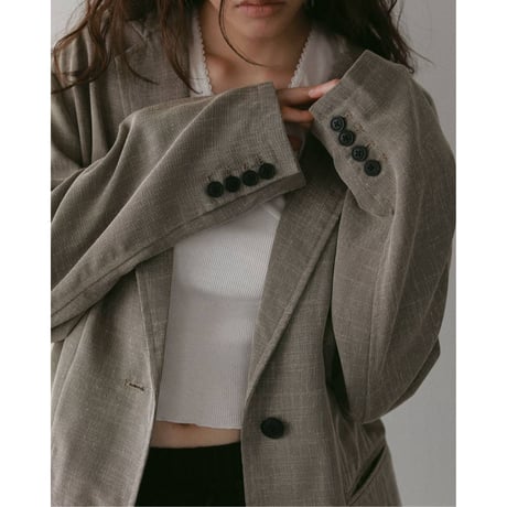 【anuke】Tweed Mesh Jacket　※納期3月上旬～4月上旬