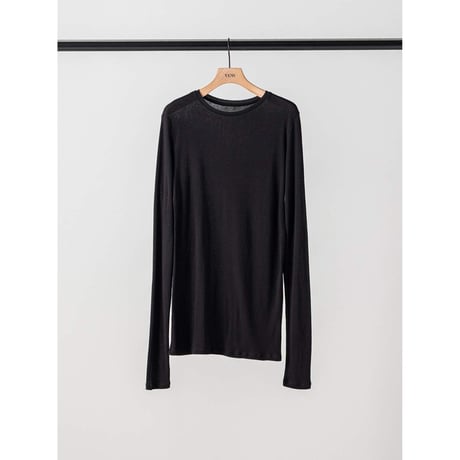 【YENN】SHEER COTTON LONG T