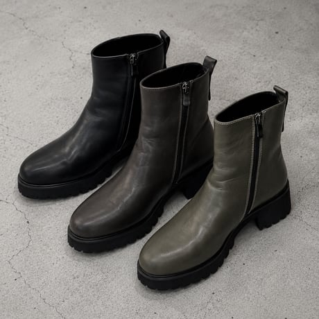 【ATELIER BRUGGE】サイドジップトラックブーツ　26DM-71