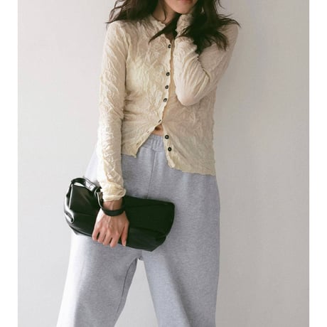 【anuke】Washer Knit Cardigan