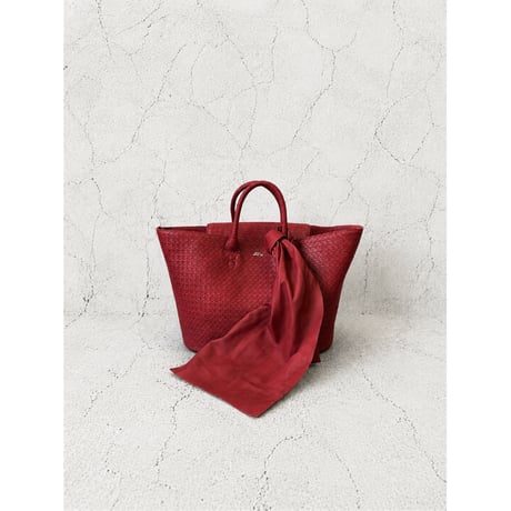 【M.U.L.】BASKET TOTE M leather stole MUL233 ※納期27.3月～8月