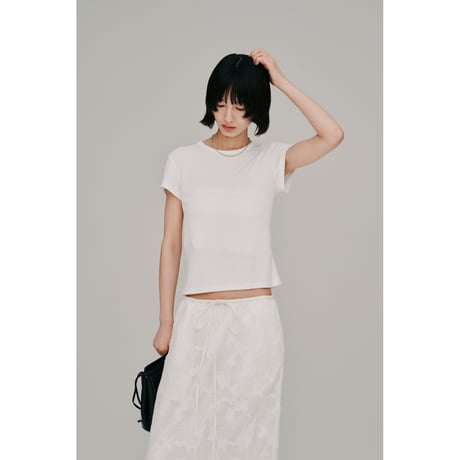 【Hella】compact rib tee　※納期4月下旬～5月下旬