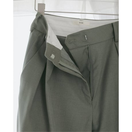【anuke】Twill Tuck Widepants