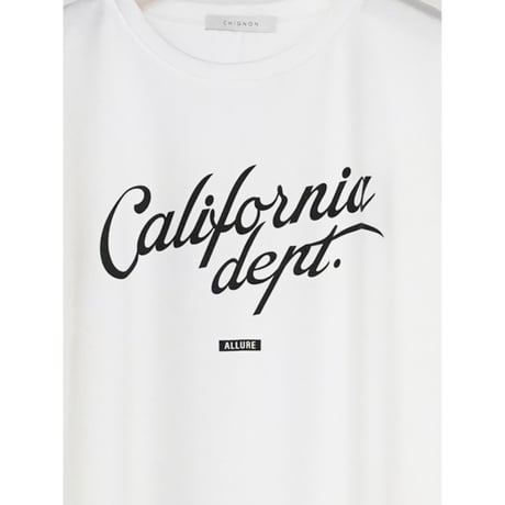 【CHIGNON】ｱﾒﾘｶﾝﾌﾟﾘﾝﾄﾛﾝTEE