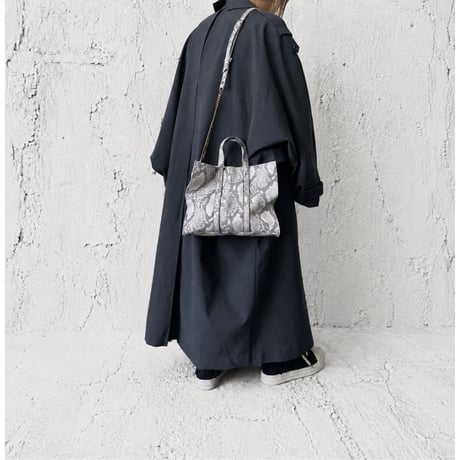 【M.U.L.】SQUARE TOTE S MUL185-288A ※納期27.3月～8月