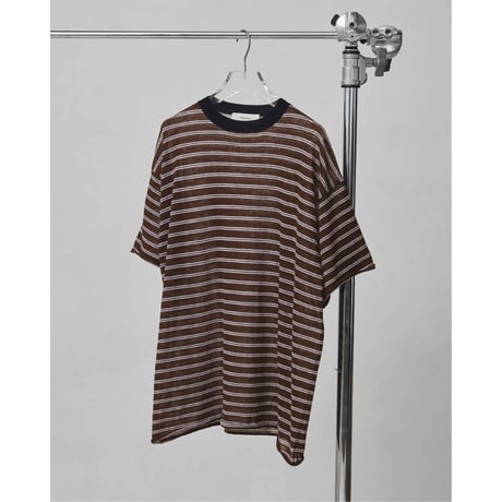 【TODAYFUL】Border Halfsleeve Knit　※納期4月上旬～5月上旬