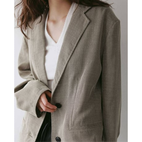 【anuke】Tweed Mesh Jacket　※納期3月上旬～4月上旬