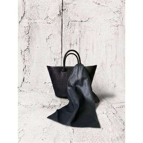 【M.U.L.】BASKET TOTE S leather stole MUL232 ※納期27.3月～8月