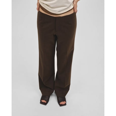 【TODAYFUL】Flat Lowrise Slacks　※納期3月下旬～4月下旬