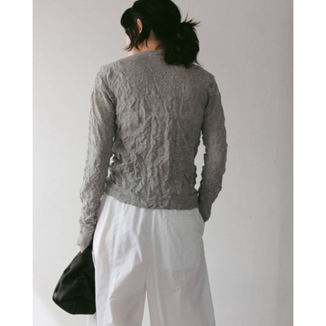 【anuke】Washer Knit Cardigan