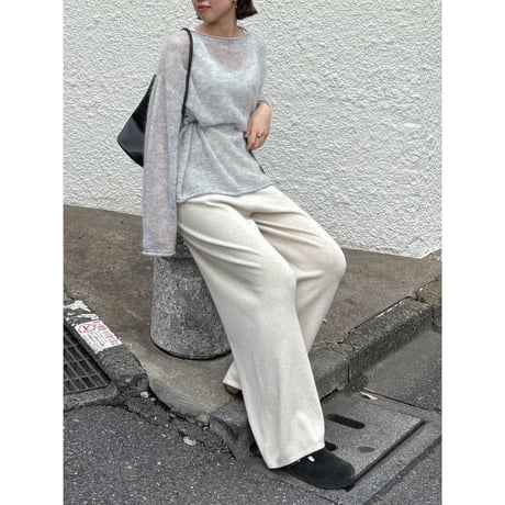【ROSIEE】モヘアルーズニット