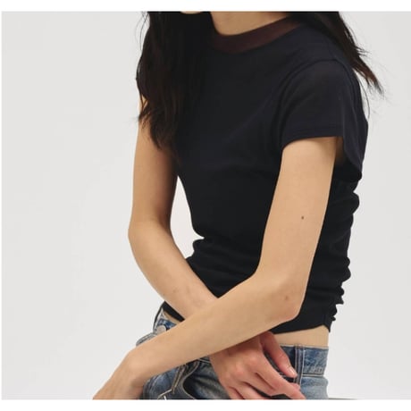 【TODAYFUL】Sheer Fraice T-shirts　※納期5月上旬～6月上旬