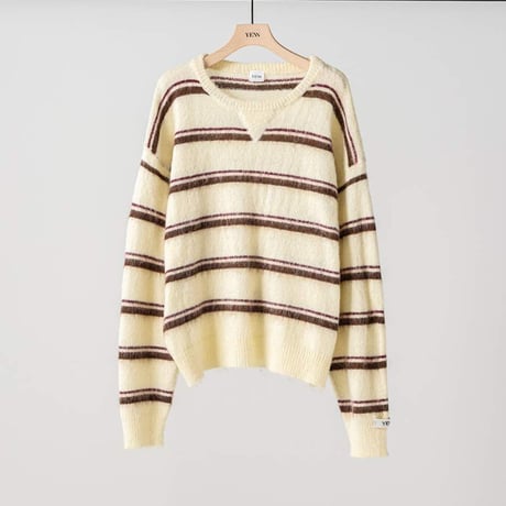 【YENN】MULTI STRIPE KNIT PO
