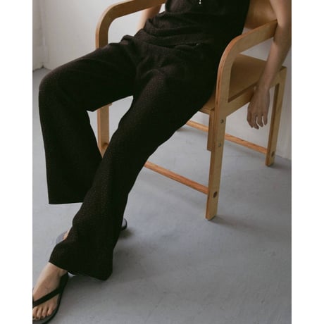 【anuke】Dotjacquard Rough Pants　※納期4月中旬～5月中旬