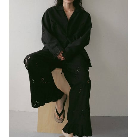 【anuke】Cutwork Lace Pants　※納期3月上旬〜4月上旬