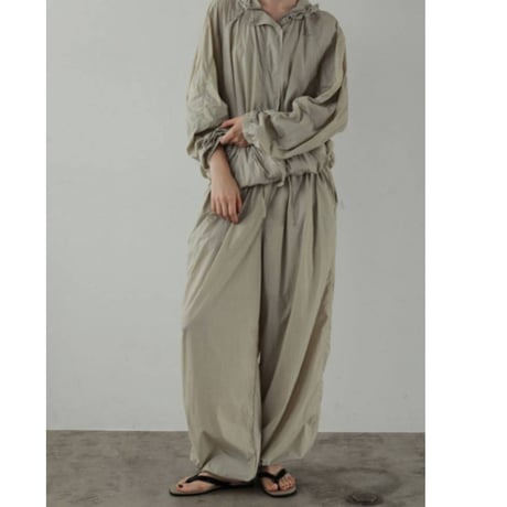 【anuke】Sheer Nylon Pants　※納期3月上旬～4月上旬
