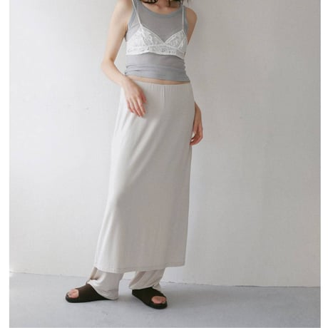 【anuke】Layered Rough Pants　※納期3月中旬～4月中旬
