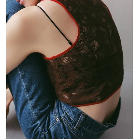 【anuke】Lace Sleeveless Tops　※納期5月中旬〜6月中旬