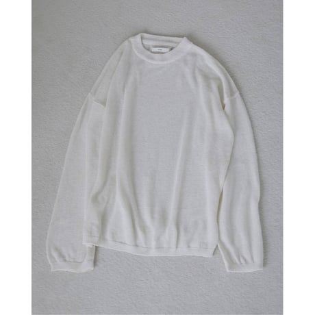 【anuke】Cottonlinen Loose Knit　※納期3月上旬～4月上旬