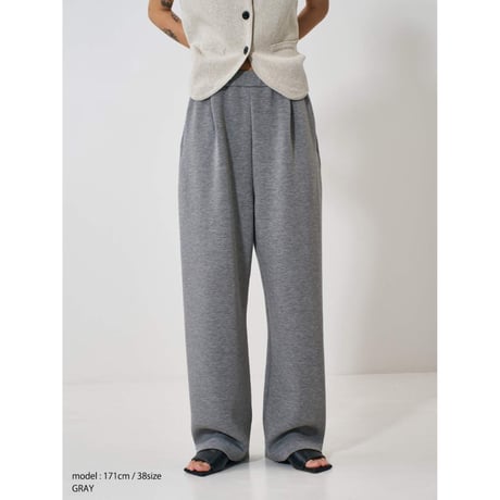 【YENN】SPONDISH TUCK PT　※納期1月中旬～2月中旬