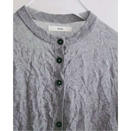 【anuke】Washer Knit Cardigan