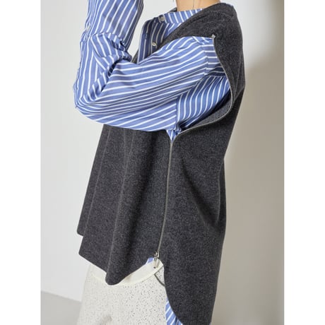 【CHIGNON】WﾌｪｲｽZIPﾍﾞｽﾄ